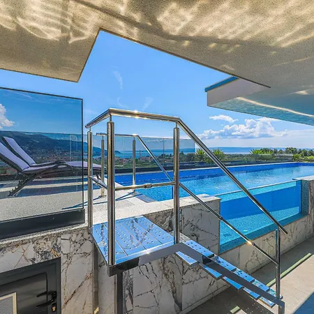 Lägenhet Sky Pool Penthouse With A Huge Heated Private Pool Split